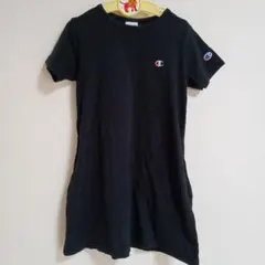 Champion 半袖ワンピース 黒