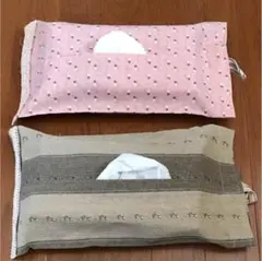 ♡ティッシュボックスカバー 2枚セット♡