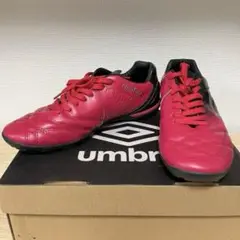 【ほぼ新品】umbro サッカーシューズ 赤黒 25.0cm【値下げ】