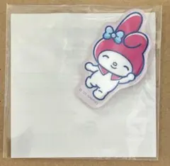 マイメロディ アクリルステッカー 応援ありがとう ノベルティ サンリオ マイメロ