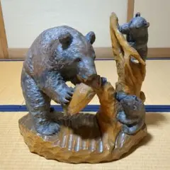 か*ん様 木彫りの熊 旭川 ガラス目 昭和新山 小野作 昭和レトロ 2025年最新】熊 木彫り 昭和新山の人気アイテム - メルカリ