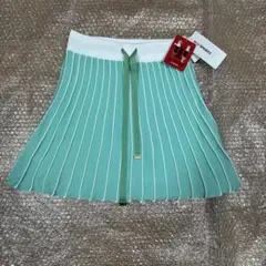 本日迄MU SPORTSゴルフロゴ刺繍スカートサイズ40新品未使用タグ付