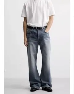完売品 ZARA バギーフレアデニム 29
