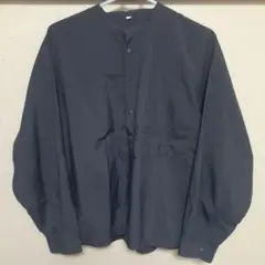mujilabo ムジラボ ナイロン 撥水シャツ ブラック 無印良品 ( MUJI Labo )の撥水リバーシブルシャツジャケットが