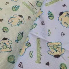 サンリオ　ポムポムプリン　ひんやり涼感生地約50㎝x100cm　2枚セット