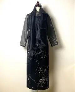 【極美品】CAVALCANTI ドレス　ワンピース　9号　ボレロ　ストール付き