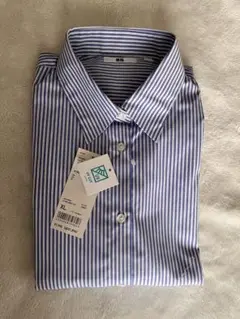 ユニクロ　ロンストワイシャツ　ブラウス　レディース　XL UNIQLO