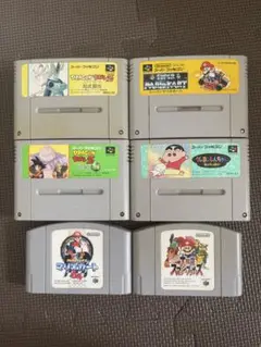 スーパーファミコン、ゲームソフトセット　動作未確認