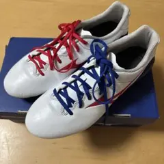 Mizuno サッカーシューズ ホワイト/レッド/ブルー　サイズ23.5