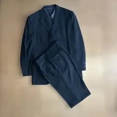 【再値下げ】MITSUMINE 黒スーツ三つボタンジャケットとスラックスセット