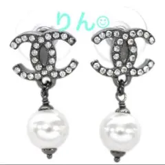 試着のみ CHANEL パールピアス