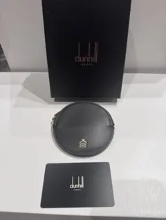 ダンヒルdunhill 黒 レザー コインケース