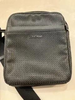 Calvin Klein ショルダーバッグ クロスボディ CKモノグラム 黒