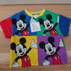 ミッキー　tシャツ　micorrid チマジロ　ディズニー　しまむら　バースデイ