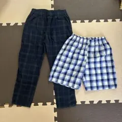 １３０センチ　薄手短パン・長めズボン