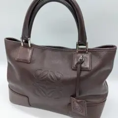 ロエベ アマソナ トートバッグ フスタ ブラウン