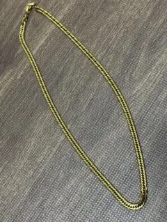 ⭐️純チタン ゴールドネックレス❗️6面トリプル 60cm