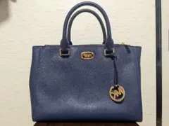 MICHAEL KORS 2way ハンドバッグ ネイビー