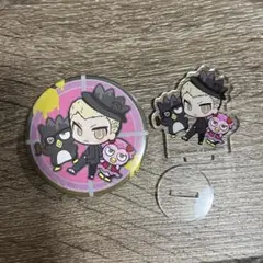 ダンガンロンパ　サンリオキャラクターズ　九頭龍冬彦　缶バッジ　セット