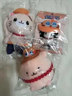ONE PIECE ワンピース　ロー　あみまる　withcat ぬいぐるみ ONE PIECE アイマスク付きぬいぐるみキーホルダー withCAT ロー