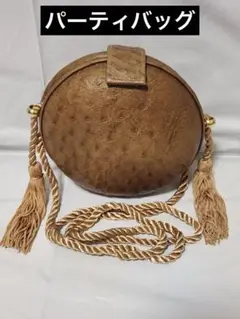 【小物バッグ】円盤型 可愛いバッグ レザー✨