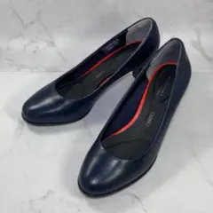 ROCKPORT パンプス ラウンドトゥ 25.0㎝ ネイビー