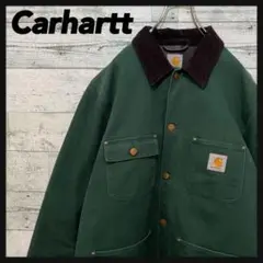 【入手困難】カーハート☆ワンポイントロゴ チョアコート ワークジャケット人気L