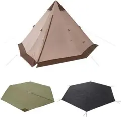 LOGOS/ロゴス Tradcanvas VポールTepee400セット-BB