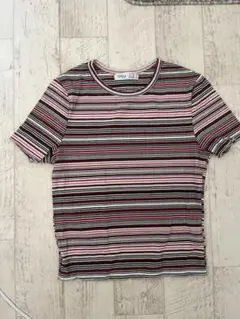 ally ストライプ Tシャツ Mサイズ