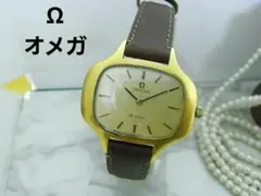 オメガ デビル DE VILLE スクエア 手巻き レディース ウォッチ