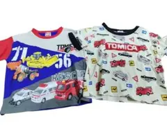 TOMICA トミカ　はたらく車　レスキュー車　Tシャツ