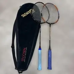 GOSEN REDSONバドミントンラケット 2本セット