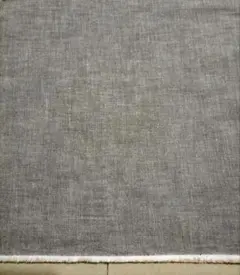 生地 綿麻 シャンブレー生地 幅150cm×200cm グレー