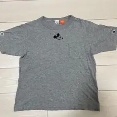 Champion ミッキーマウス Tシャツ Sサイズ グレー