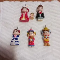 ペコちゃん マスコット 6個セット