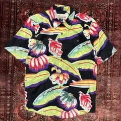 美品　パタロハ　ブラックバナナ　M パタゴニア ヴィンテージ 80'S パタロハ アロハシャツ ブラックバナナ柄 M