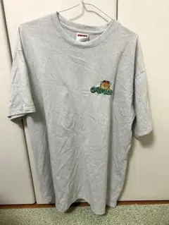 ガーフィールド 刺繍ロゴバックプリント半袖Tシャツ
