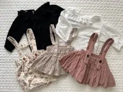 mimi market トップス　カンカンスカート　80cm 韓国
