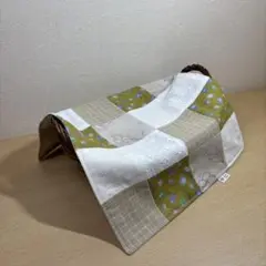 ハンドメイド　マルチカバー　パッチワーク　マルチクロス　かごカバー　かけカバー