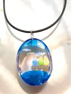海のアートシリーズ〜セキセイインコ〜