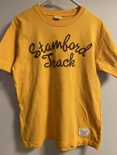 チャンピオン 黄色 ￼Tシャツ 単色タグ 刺繍ロゴ