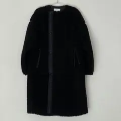 HYKE ボアロングコート サイズ1