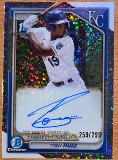 TONY RUIZ TOPPS BOWMAN CHROME AUTO RC299