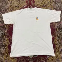 90s シングルステッチ USA製 ディズニー ミッキー メッセージ Tシャツ