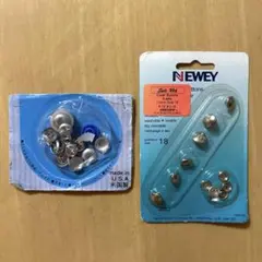 【米国製】くるみボタン2点セット