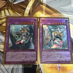 竜騎士ブラックマジシャンガール プレゴル 2枚セット