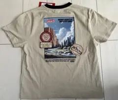 新品 140cm Coleman コールマン　半袖Tシャツ ベージュ