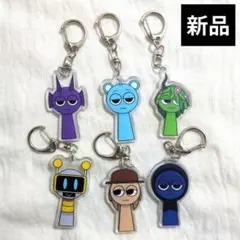 【新品】SPRUNKI アクリル キーホルダー 6点セット