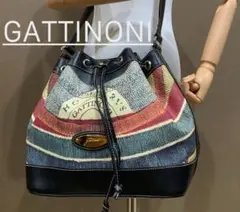 【極美品】ガッティノーニ プラネタリウム　ショルダー/ハンドバッグ 2way 極美品⭐︎ガッティノーニ 2way プラネタリウム A4 トートバッグ