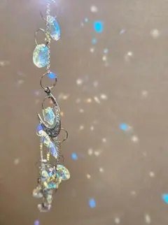 サンキャッチャー ゴールド シルバー 月 星 ハート ピンク パープル イエロー